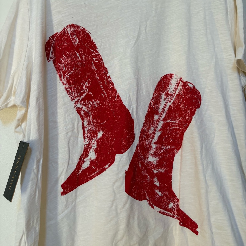 NWT Shyanne Boots Short Sleeve Tee Size XXL - Picture 8 of 13